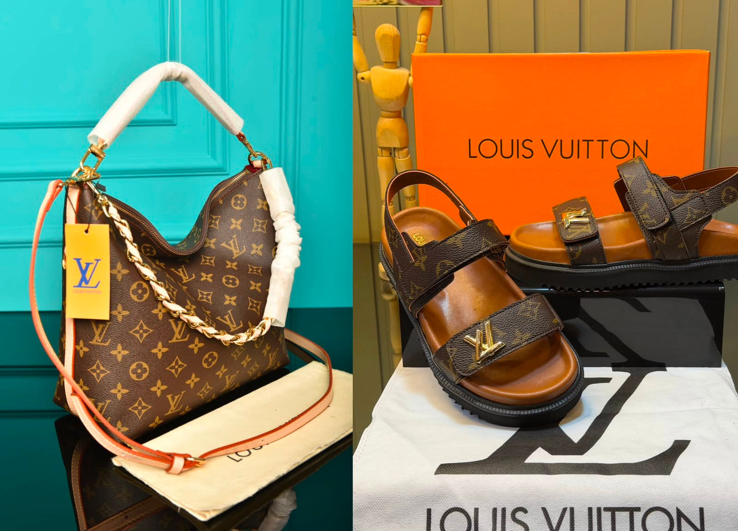 LVS-Tasche und Schuhe