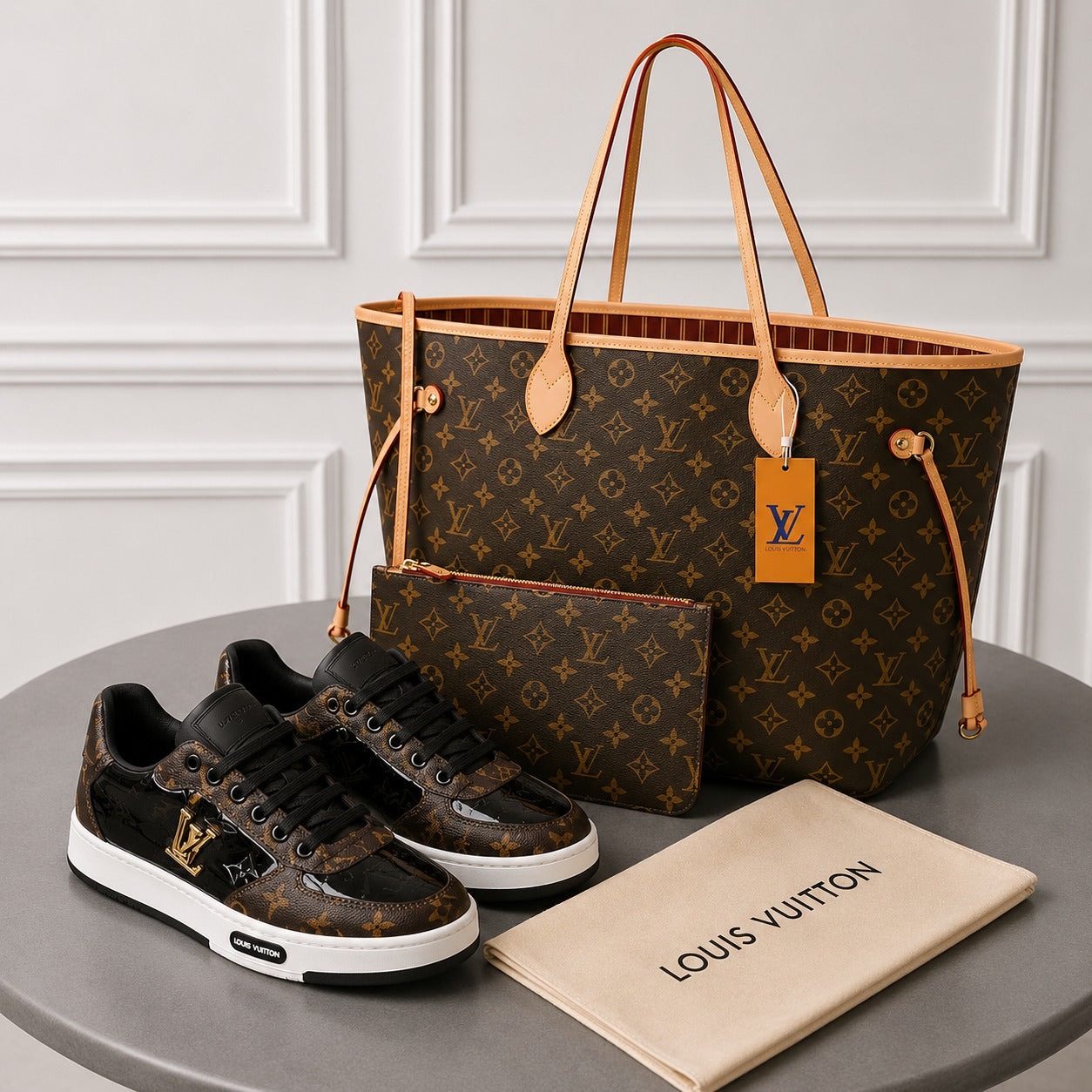 LVS- Neverfull Bag Set
