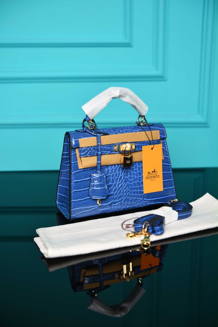 HMS- Kelly 22 Bag Crocodile