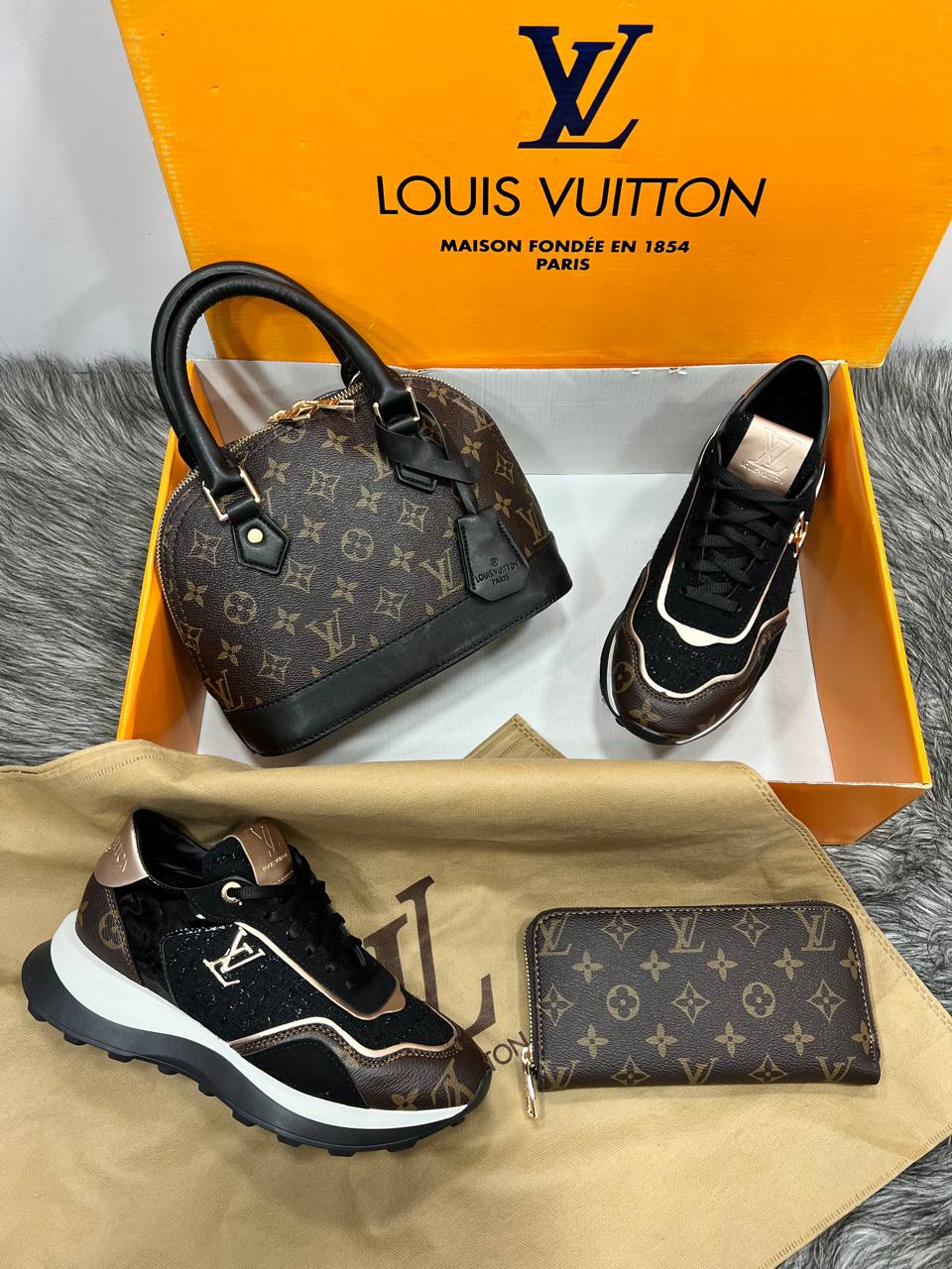 L - Taschen-, Schuh- und Geldbörsen-Set (v2)