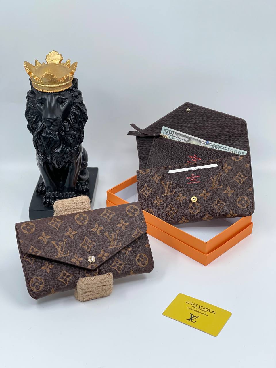 Jeanne Wallet Echtleder