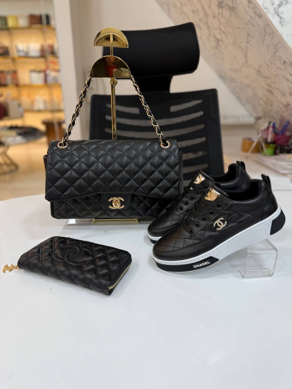 CHNL TASCHE,SCHUHE,GELDBÖRSE Kombinieren