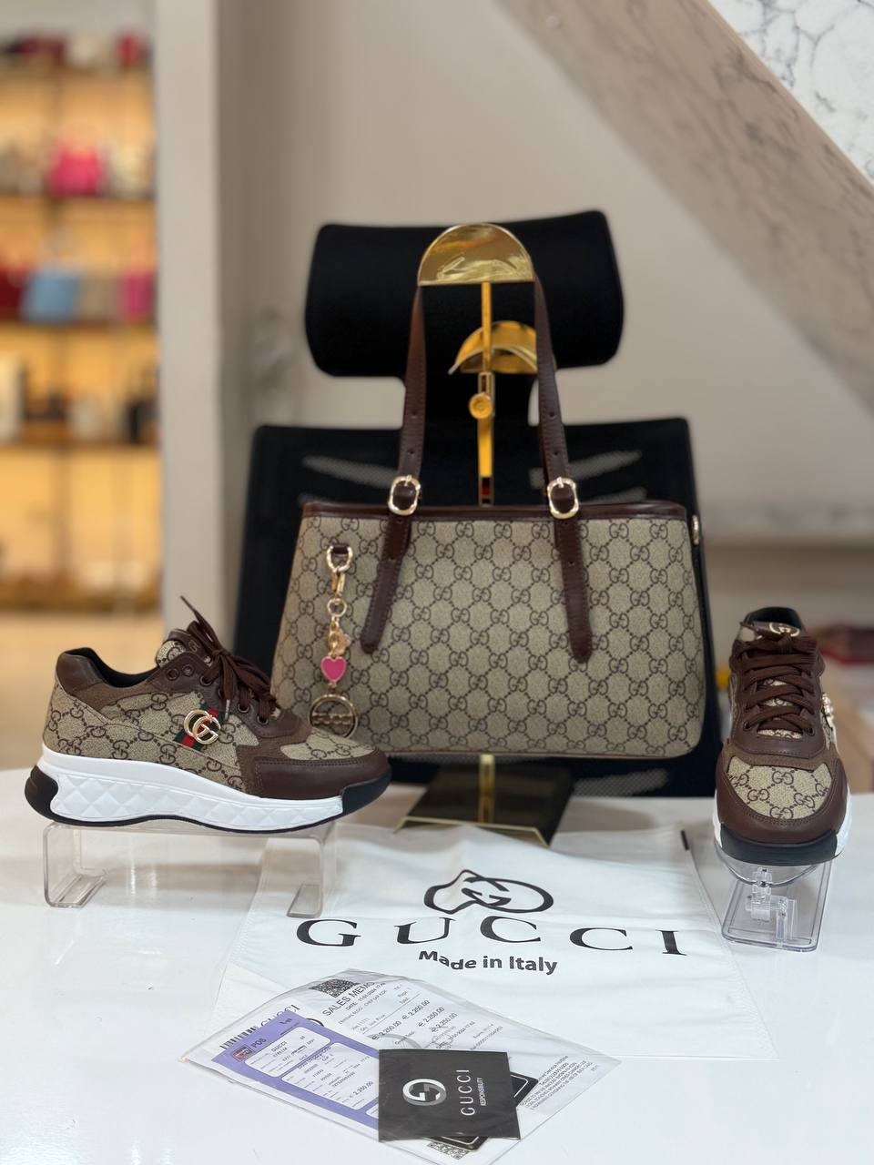 Tasche und Schuhe