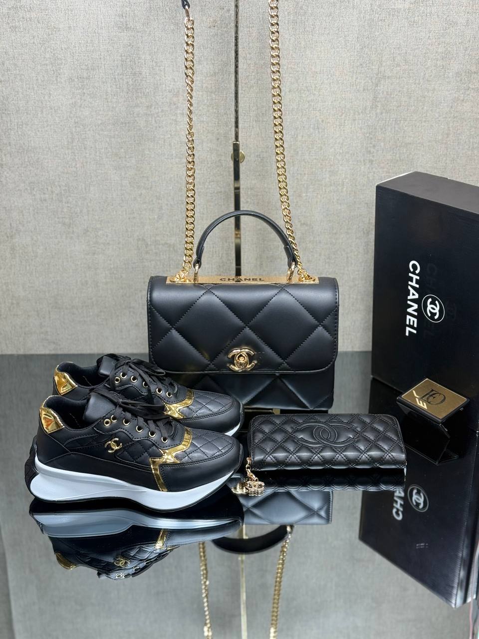 TASCHE - SCHUHE - GELDBÖRSE KOMBINIEREN