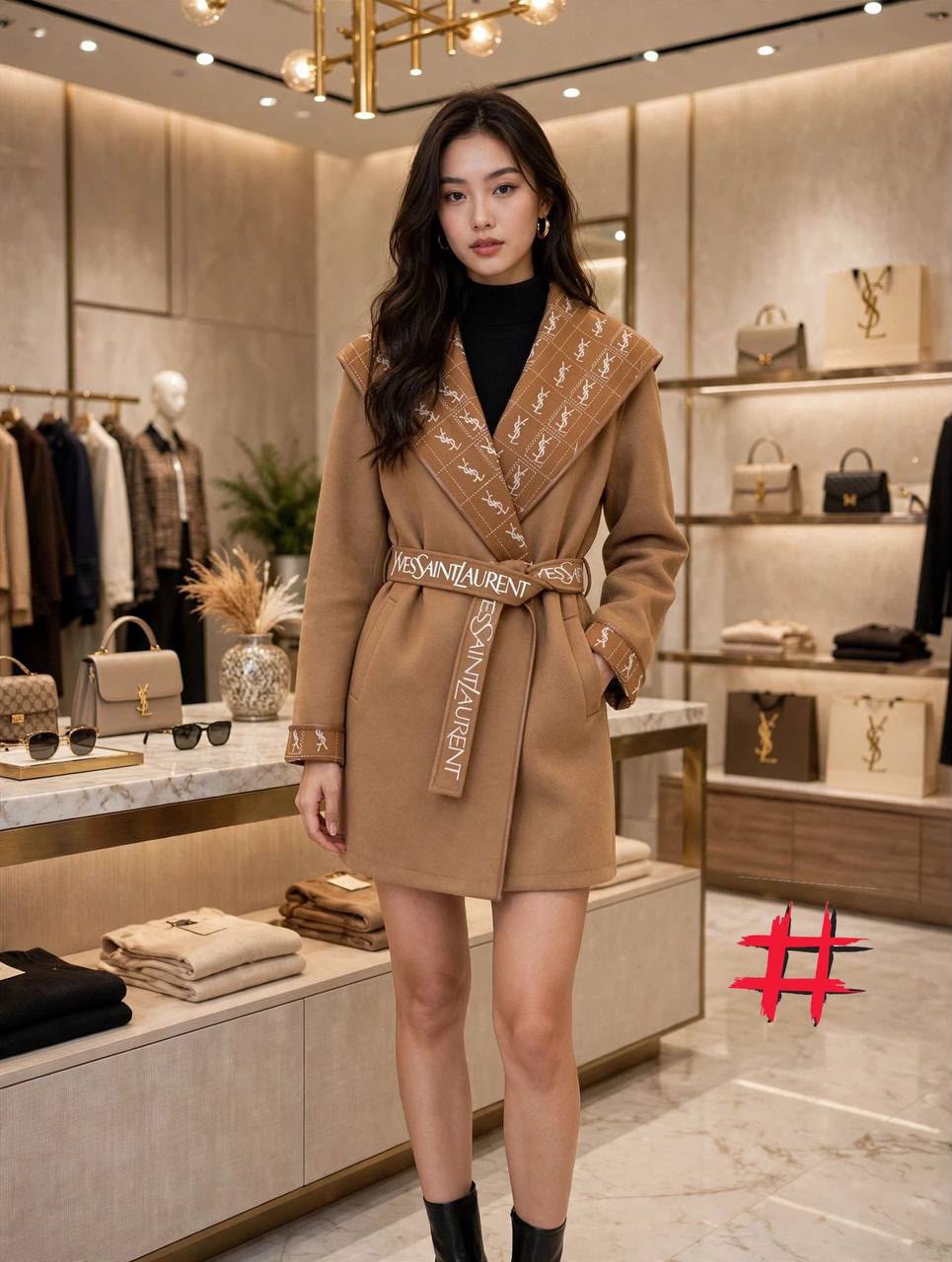 YSI- Wool-Blend Coat