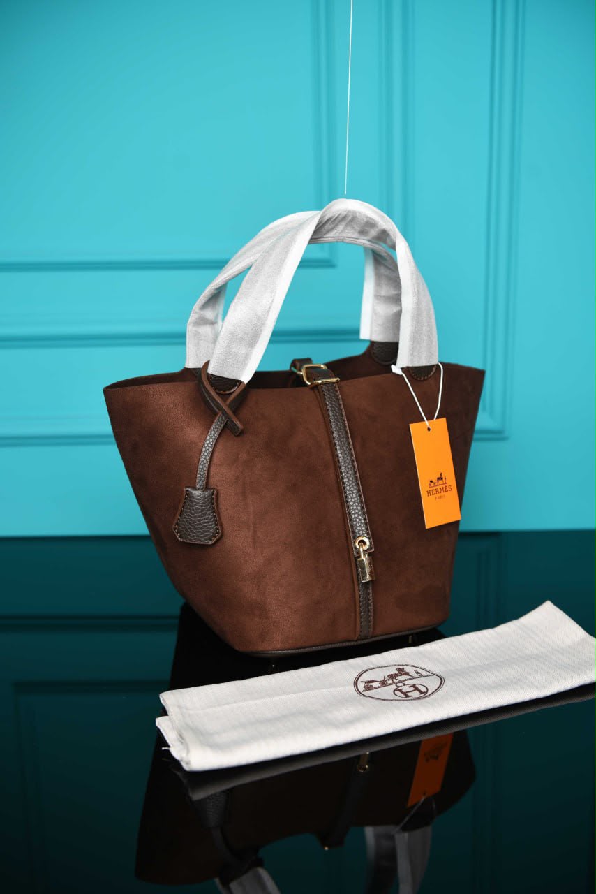 HMS- Picotin Lock 22 Bag Suede