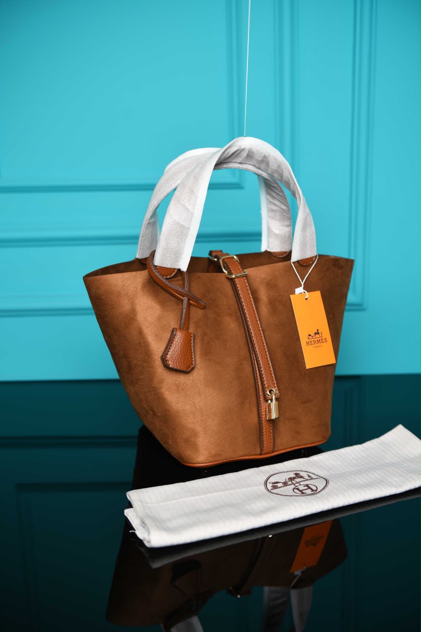 HMS- Picotin Lock 22 Bag Suede