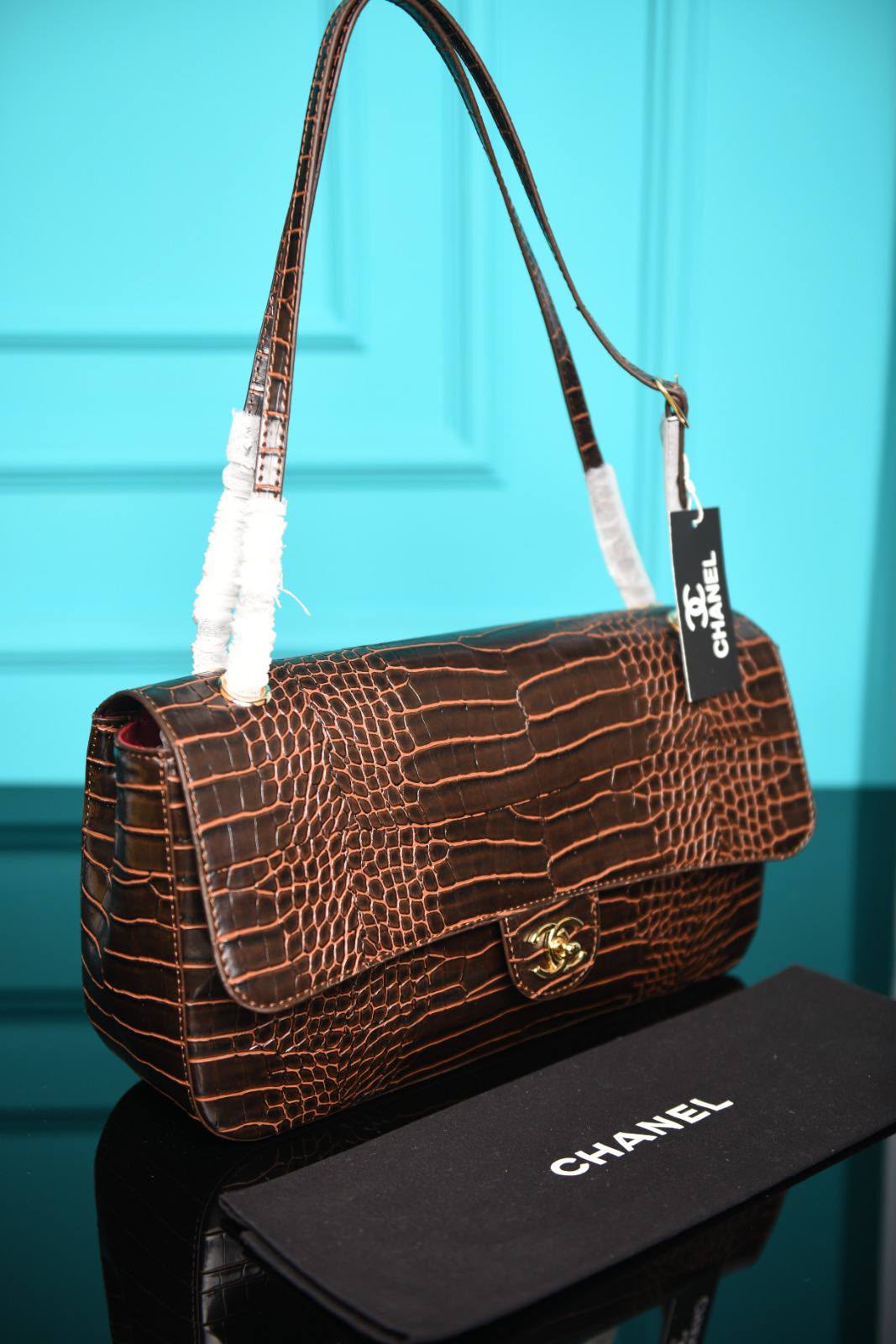 CHL- Maxı Flap Bag Croco