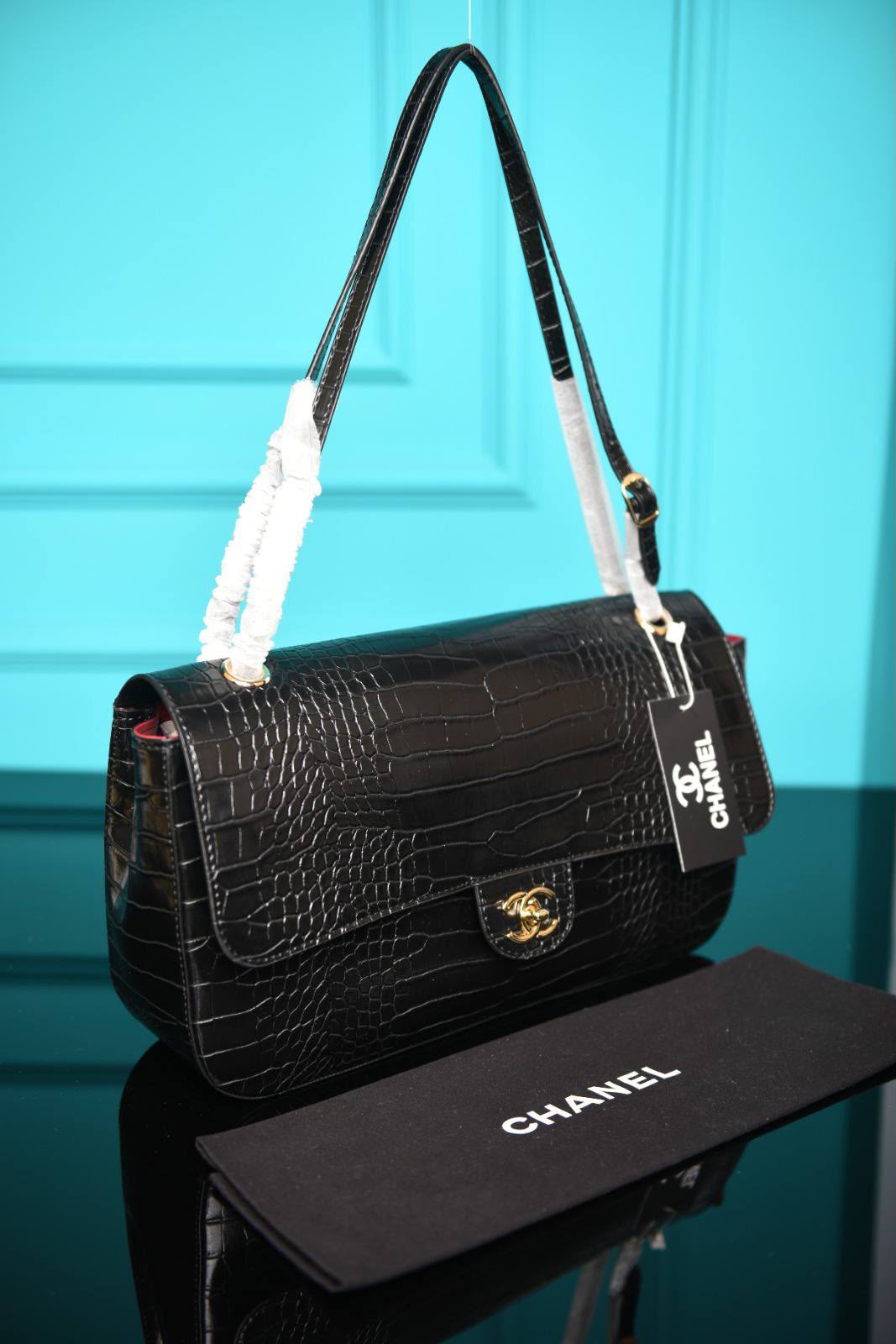 CHL- Maxı Flap Bag Croco