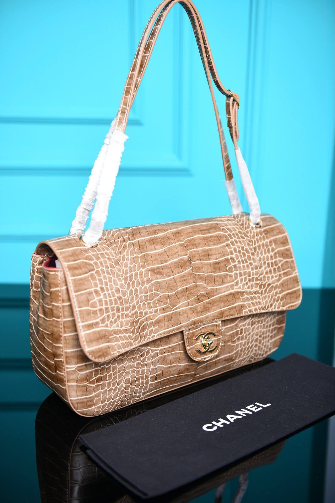 CHL- Maxı Flap Bag Croco