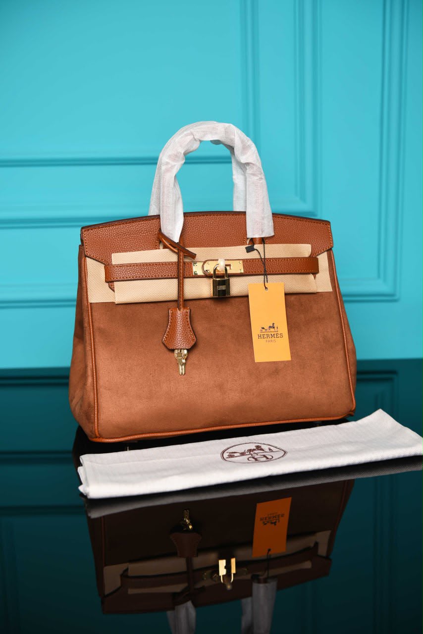 HMS- Birkin 30 Bag Suede