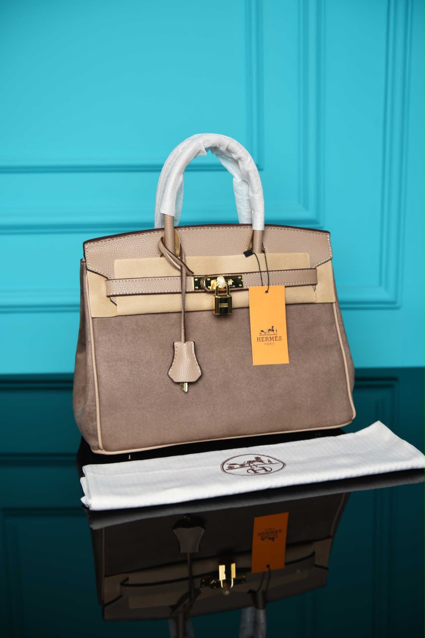 HMS- Birkin 30 Bag Suede