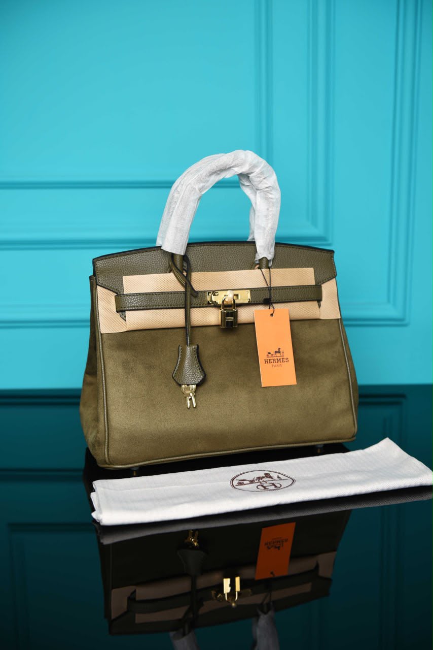 HMS- Birkin 30 Bag Suede
