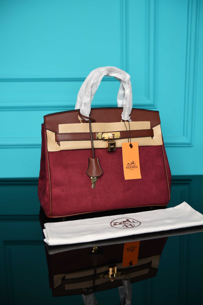 HMS- Birkin 30 Bag Suede