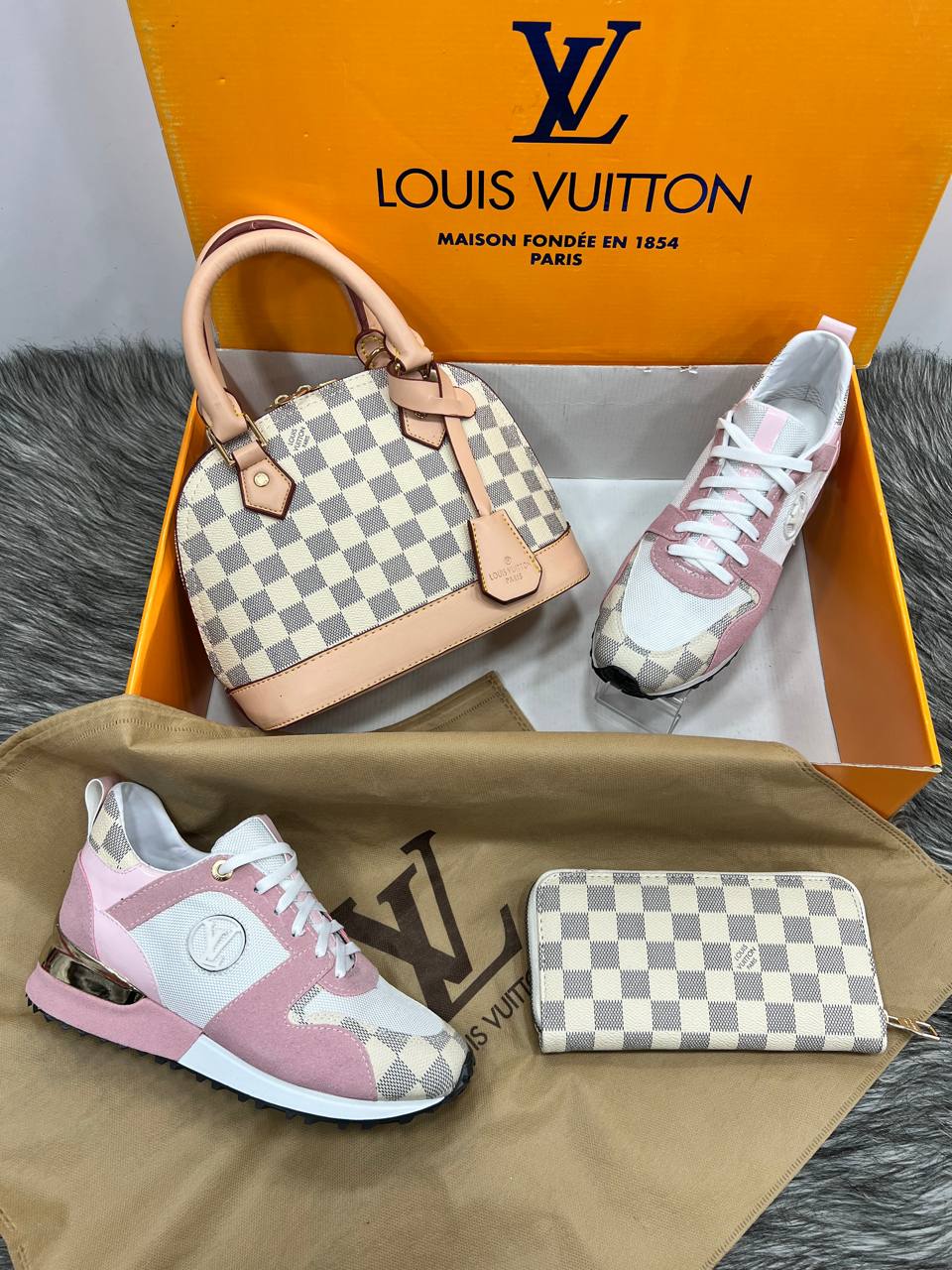 L - Taschen-, Schuh- und Geldbörsen-Set (v3)