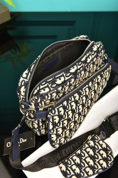 Satteltasche mit drei Fächern