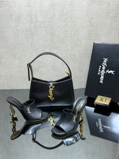 Tasche, Schuhe und Geldbörse