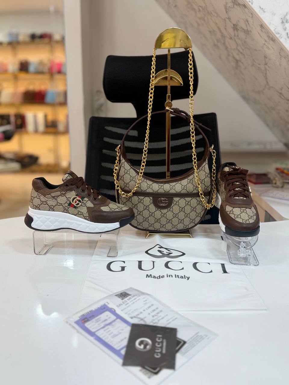 Tasche und Schuhe
