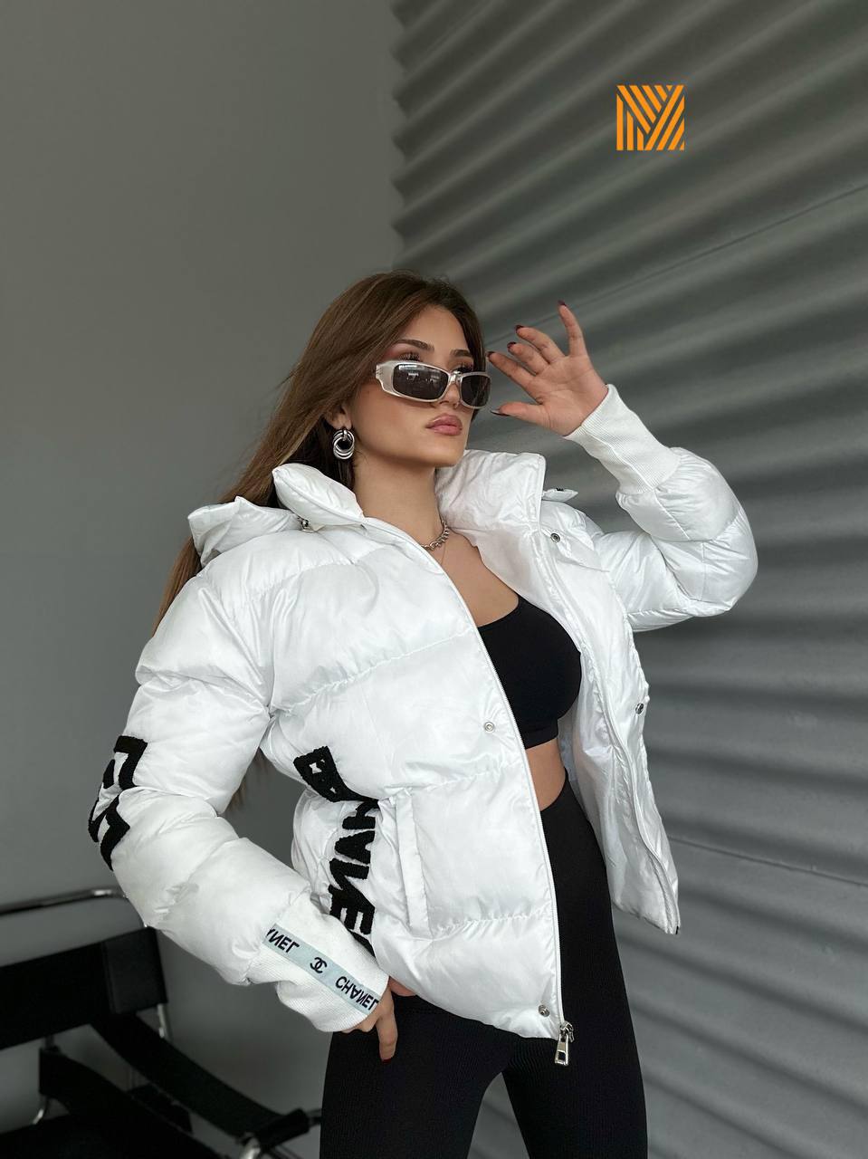 CHNL Wasserdichte Steppjacke