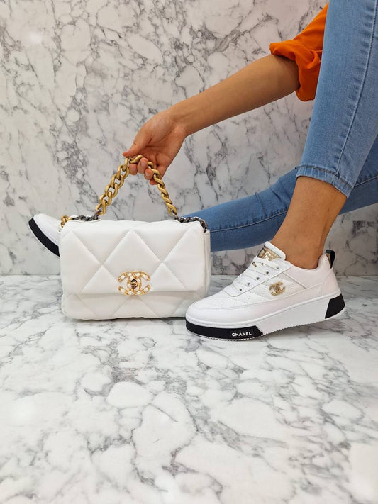 C.N.HL Taschen Schuhe Kombinieren