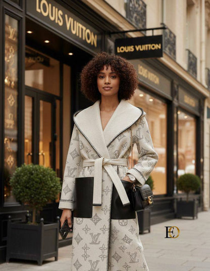Kaschmirstoffmantel