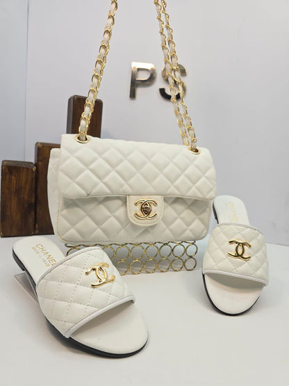 CH Tasche und Pantoffel (Braun)