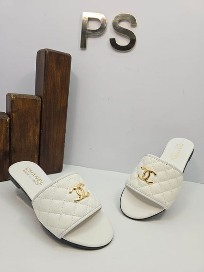 CH Tasche und Pantoffel (Weiß)