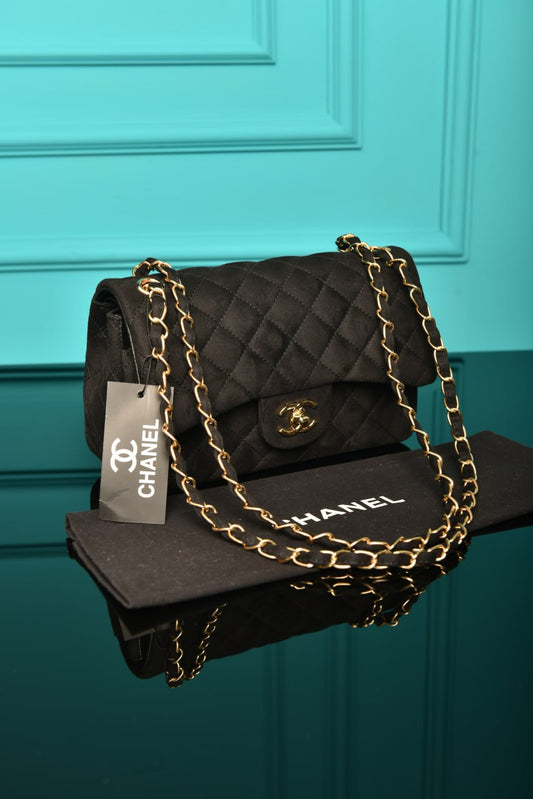 2.55 Double Flap Bag aus Wildleder