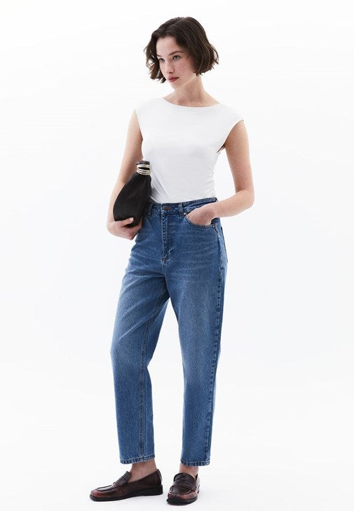 Mavi Mom-Jeans mit ultrahoher Taille
